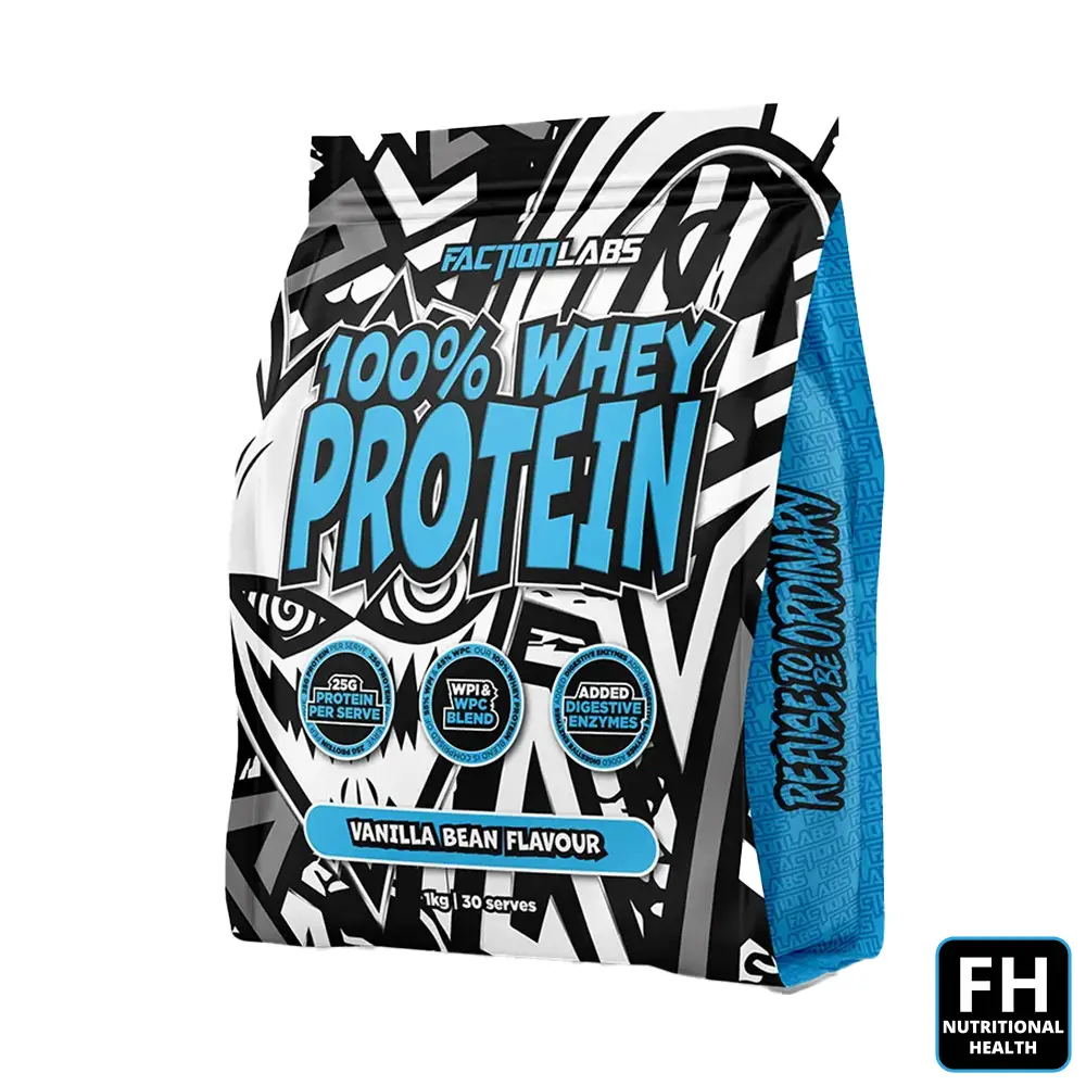 Vanilla Bean Factional Labs 100% Whey Protein (1kg) NOW available at Functional Health